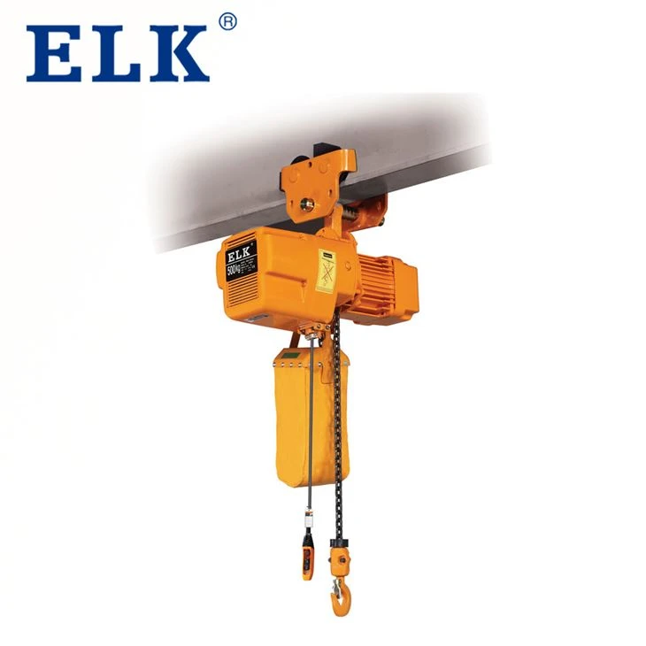 500kg Electric Chain Hoist With Manual Trolley