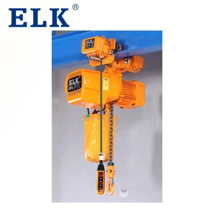 500kg Electric Chain Hoist With Manual Trolley